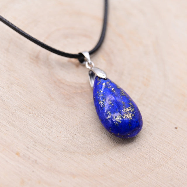 Pendentif Goutte Lapis Lazuli "Communication"