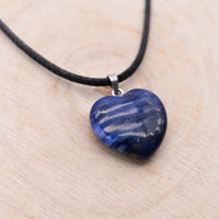 Pendentif Coeur Sodalite "Décision"