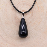 Pendentif Larme Onyx "Maitrise de Soi"