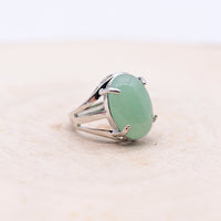 Bague Aventurine Verte "Tranquilité"