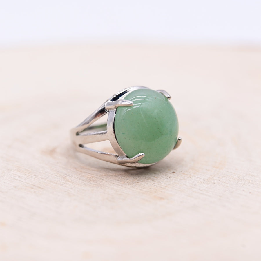 Bague Aventurine Verte "Tranquilité"