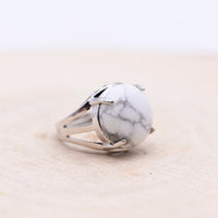 Bague Howlite "Patience"