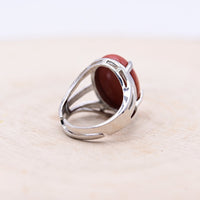 Bague Jaspe Rouge "Vitalité"