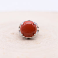 Bague Jaspe Rouge "Vitalité"