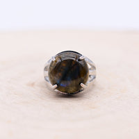 Bague Labradorite "Protection Energétique"