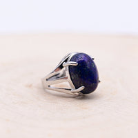 Bague Lapis Lazuli "Communication"