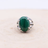 Bague Malachite "Transformation"