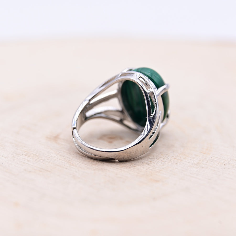 Bague Malachite "Transformation"