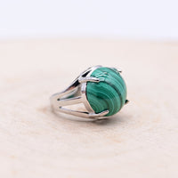 Bague Malachite "Transformation"