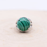 Bague Malachite "Transformation"