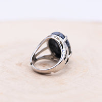 Bague Obsidienne Mouchetée "Clarté et Protection"