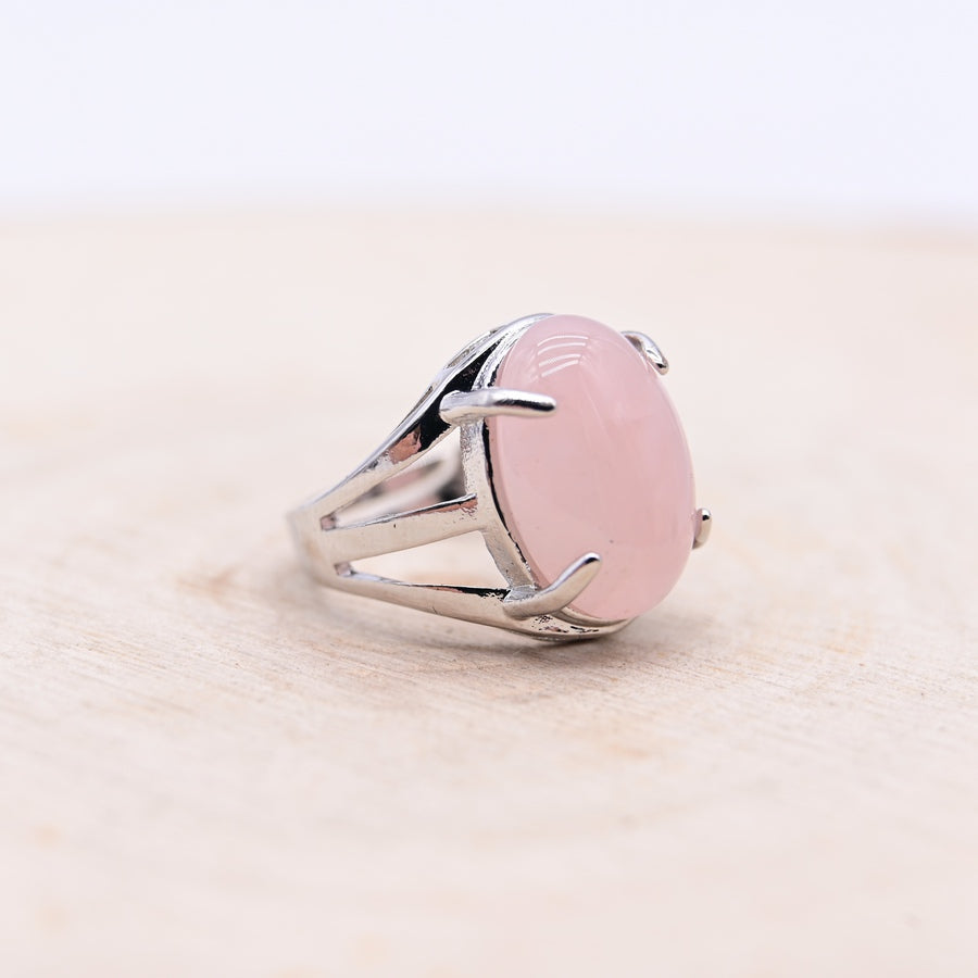 Bague Quartz Rose "Amour"