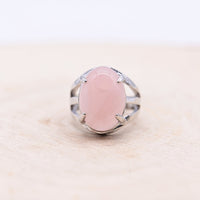 Bague Quartz Rose "Amour"