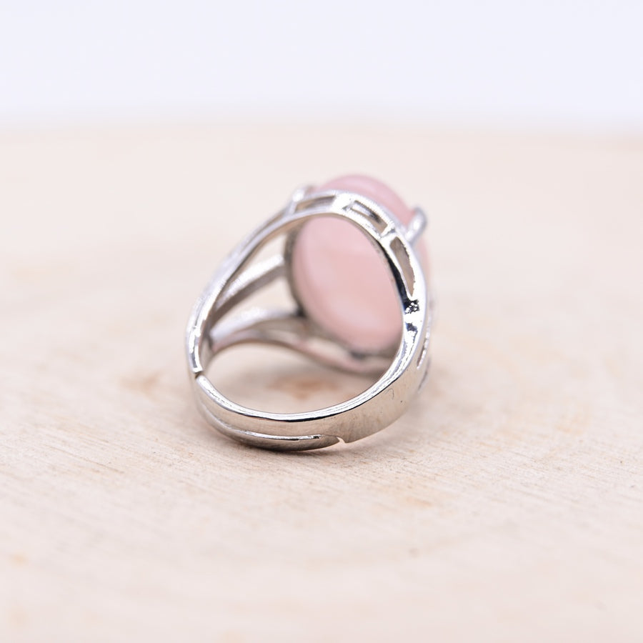 Bague Quartz Rose "Amour"