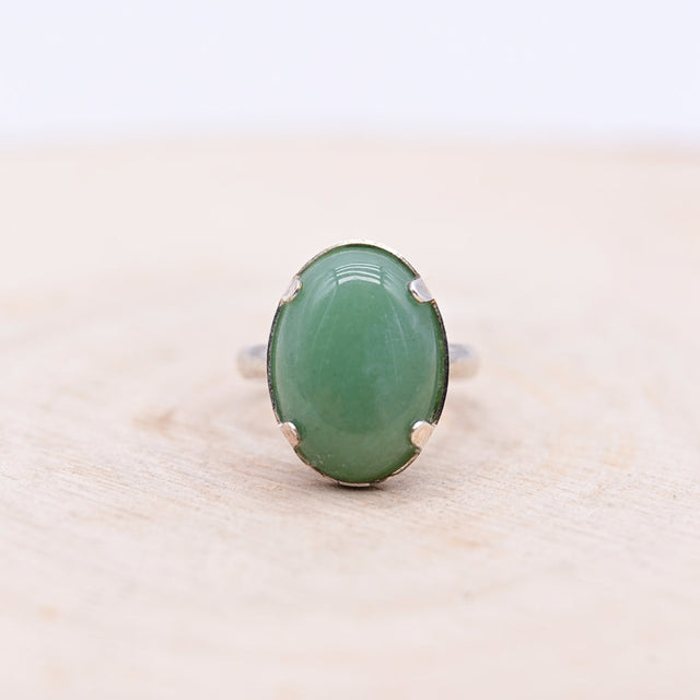 Bague Aventurine Verte "Tranquilité" Argent 925