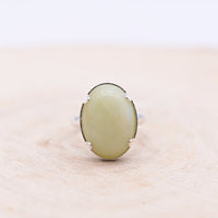 Bague Jade de Chine "Chance" Argent 925