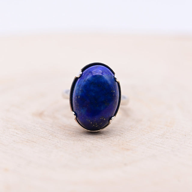 Bague Lapis Lazuli "Communication" Argent 925