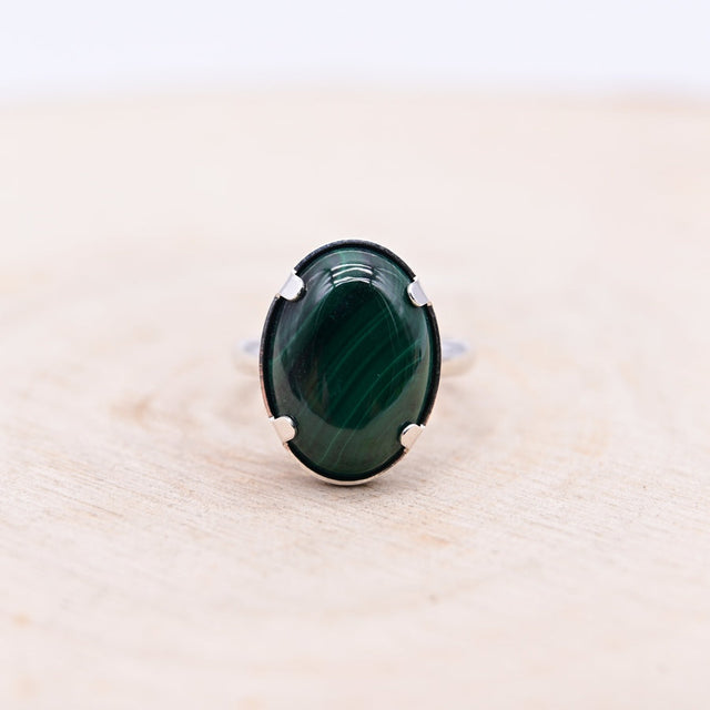 Bague Malachite "Transformation" Argent 925