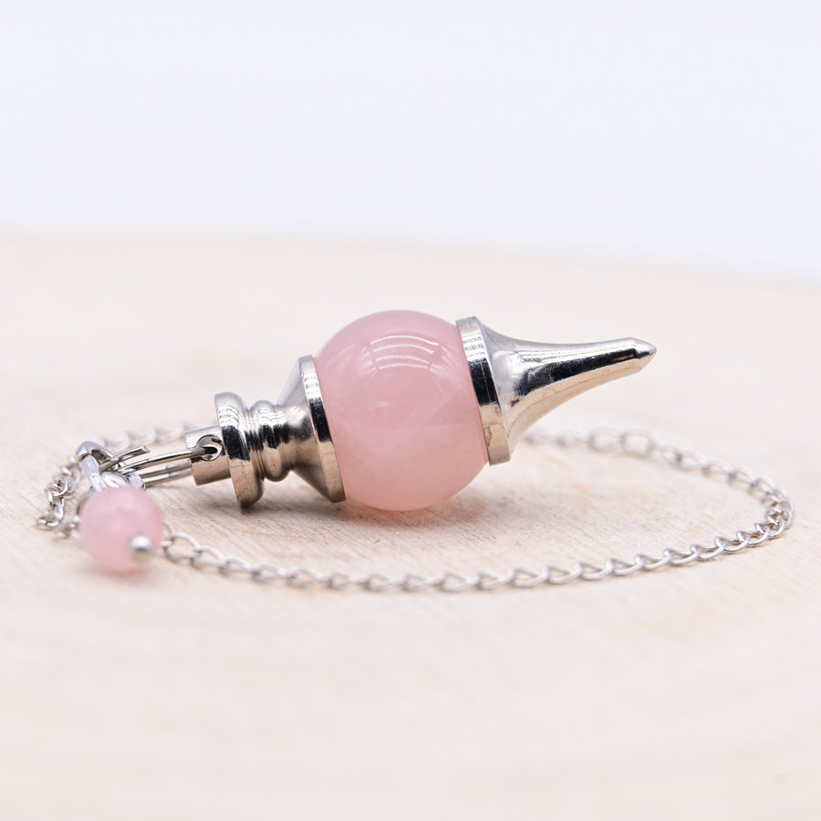 Pendule Quartz Rose "Amour"