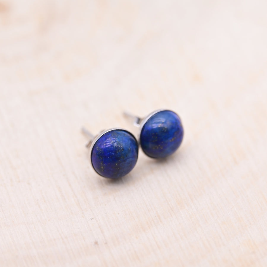 Boucles d'oreilles Lapis Lazuli "Communication" Argent 925