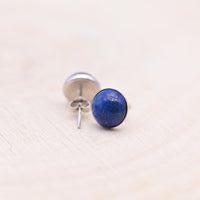 Boucles d'oreilles Lapis Lazuli "Communication" Argent 925