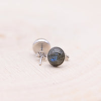 Boucles d'oreilles Labradorite "Protection Energétique" Argent 925