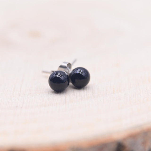 Boucles d'oreilles Onyx "Maitrise de Soi"