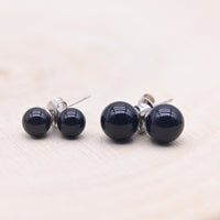 Boucles d'oreilles Onyx "Maitrise de Soi"