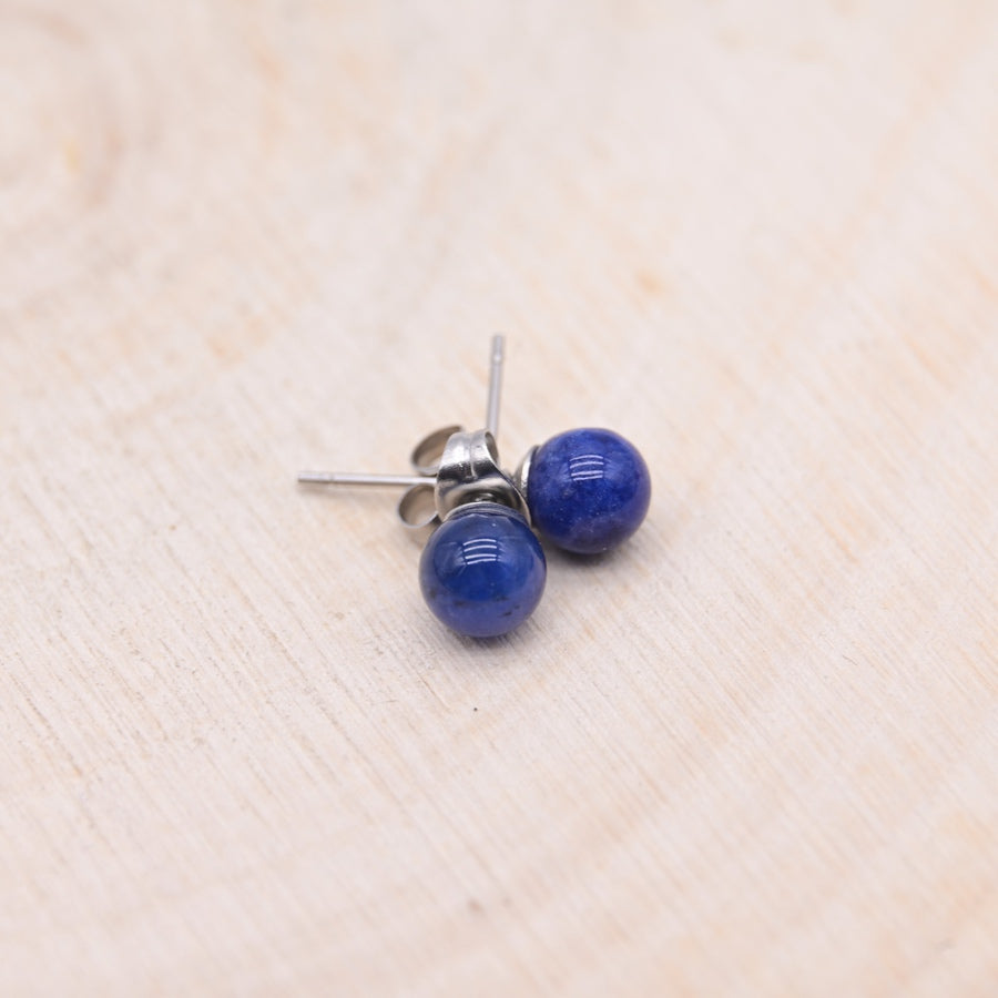 Boucles d'oreilles Sodalite "Décision"