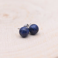 Boucles d'oreilles Sodalite "Décision"