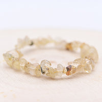 Bracelet Baroque Quartz Rutile "Sincérité"