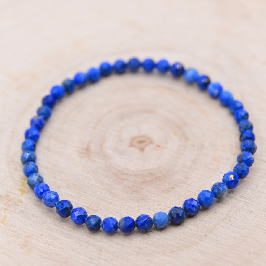 Bracelet Facetté Lapis Lazuli "Communication"