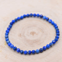 Bracelet Facetté Lapis Lazuli "Communication"