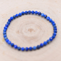 Bracelet Facetté Lapis Lazuli "Communication"