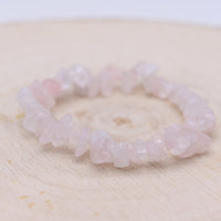 Bracelet Baroque Quartz Rose "Amour"