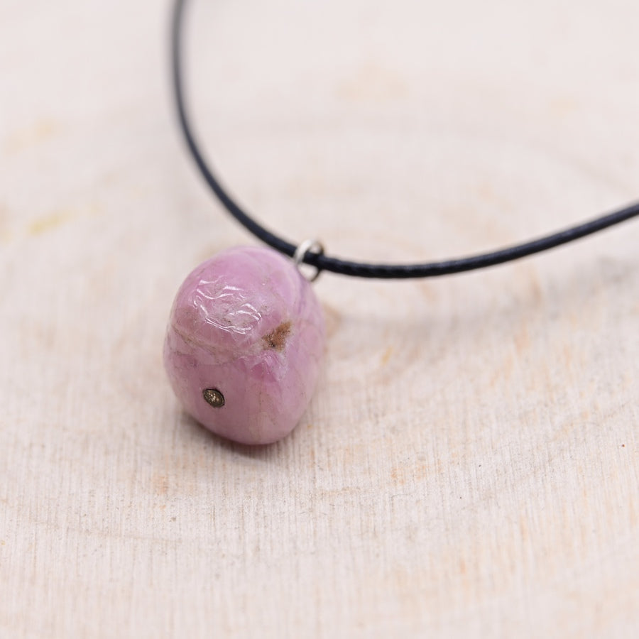 Pendentif Roulé Kunzite "Sérénité Emotionnelle"