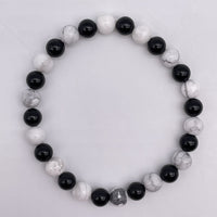 Bracelet Collection Tuuwa - Howlite et Onyx