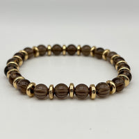 Bracelet Collection Gold "Anti-Addiction" - Quartz Fumé