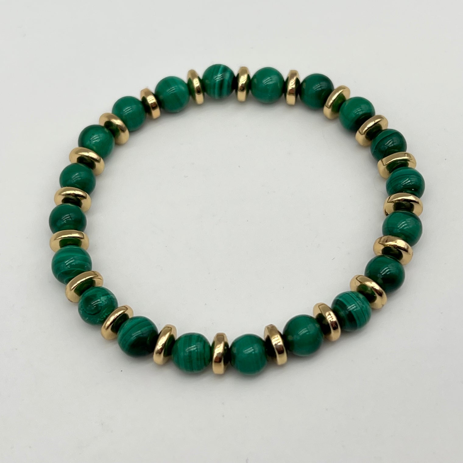 Bracelet Collection Gold "Transformation" - Malachite