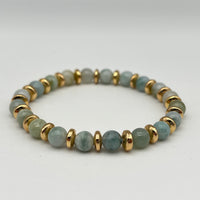 Bracelet Collection Gold "Relaxation" - Jade de Birmanie