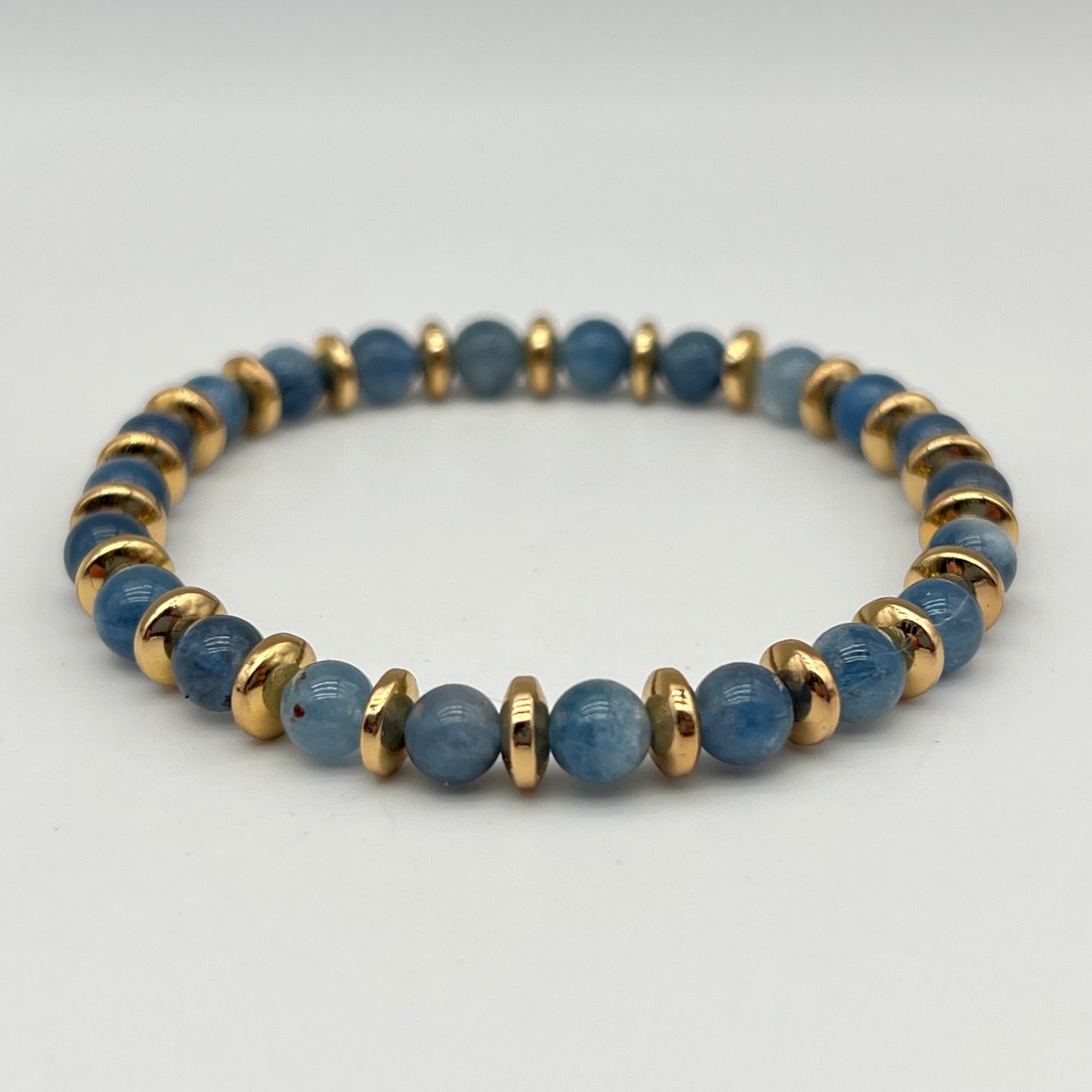 Bracelet Collection Gold "Apaisement" - Aigue Marine du Brésil