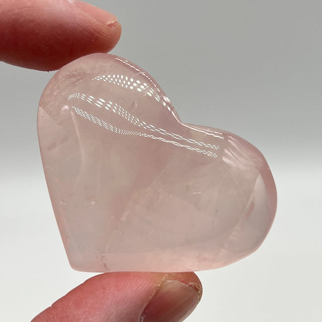 Coeur en Quartz Rose - CRQR011