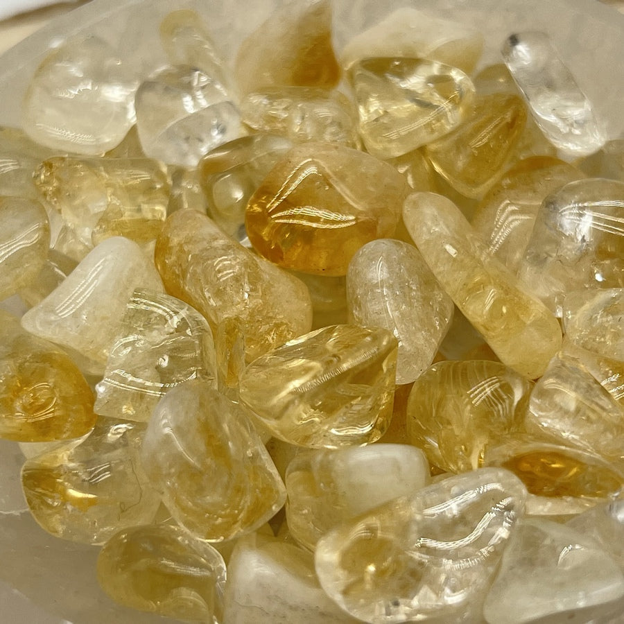 Lot de Pierres Roulées Citrine "Abondance" - 30g