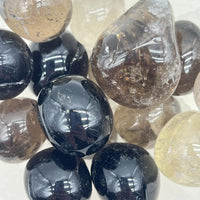 Lot de Pierres Roulées Cristal de Roche Fumé "Lucidité" - 30g