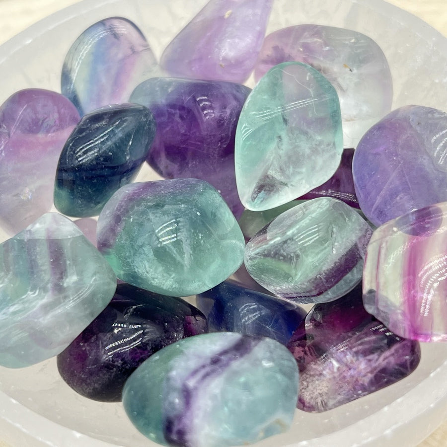 Lot de Pierres Roulées Fluorite "Concentration" - 30g