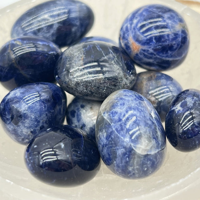 Lot de Pierres Roulées Sodalite "Décision" - 30g