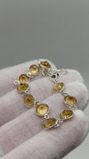 [RARE] Bracelet en Citrine Facetté - Argent 925